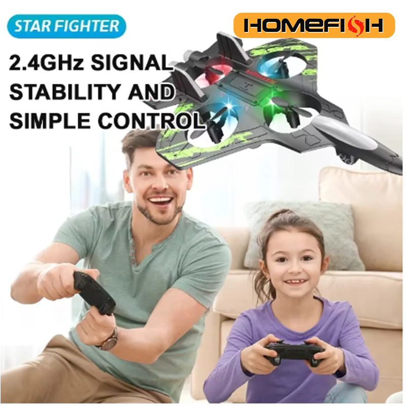 Rc Helicopter Case - Радиоуправляемый самолет-истребитель HOMEFISH 2.4G, электрический планер