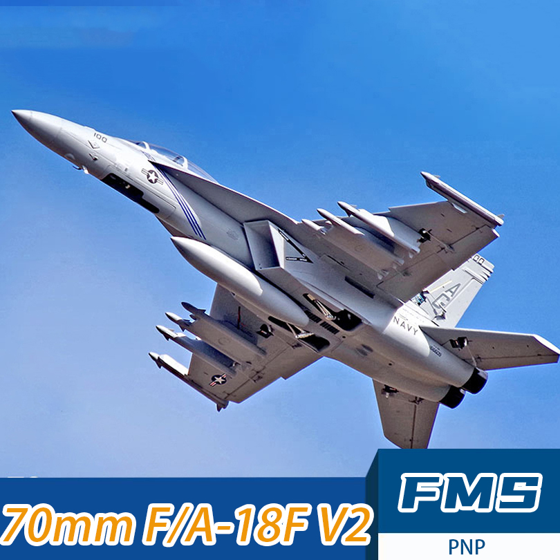Rc Helicopter Large - Радиоуправляемая модель самолета FMS F/A-18 Hornet