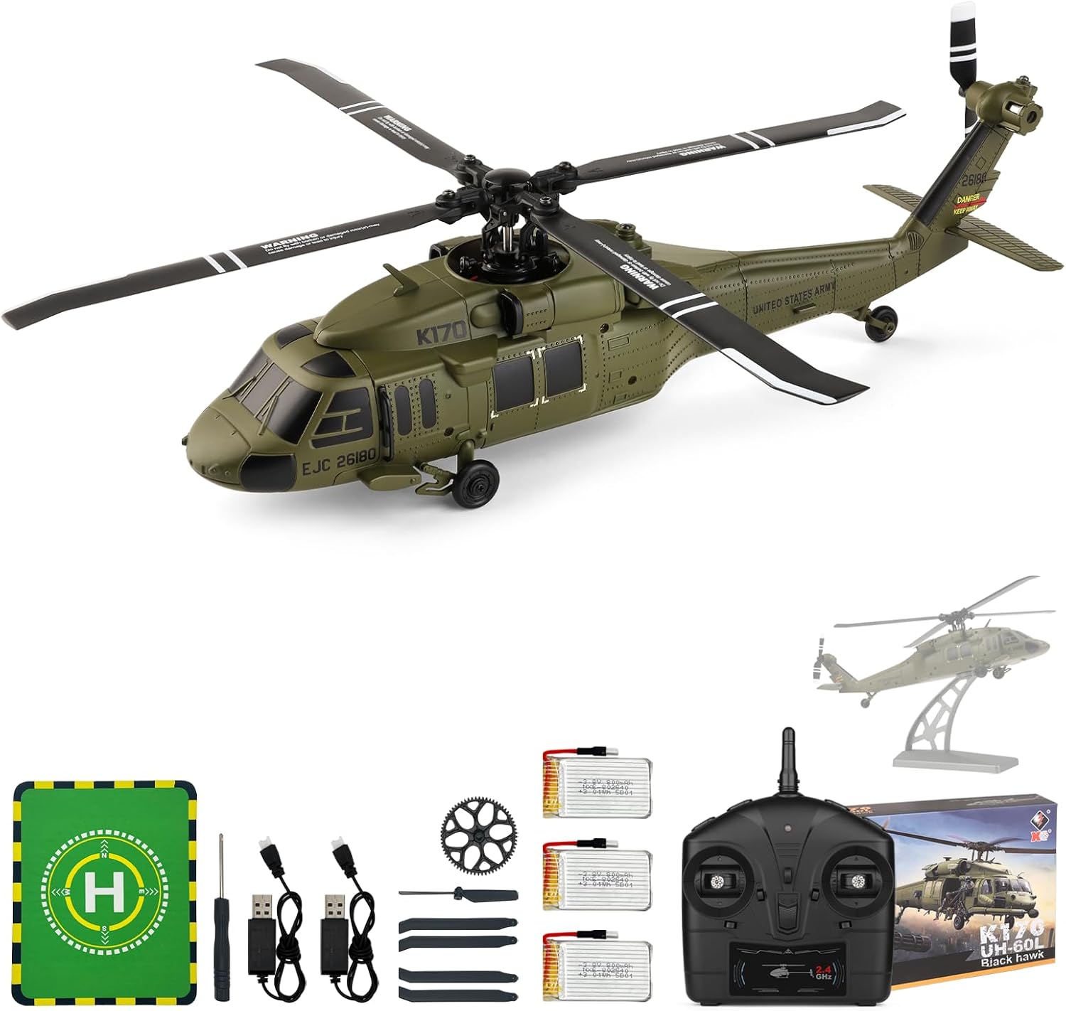WLtoys K170 Бесщеточный 4-кана – обзор и цена Rc Helicopter Case