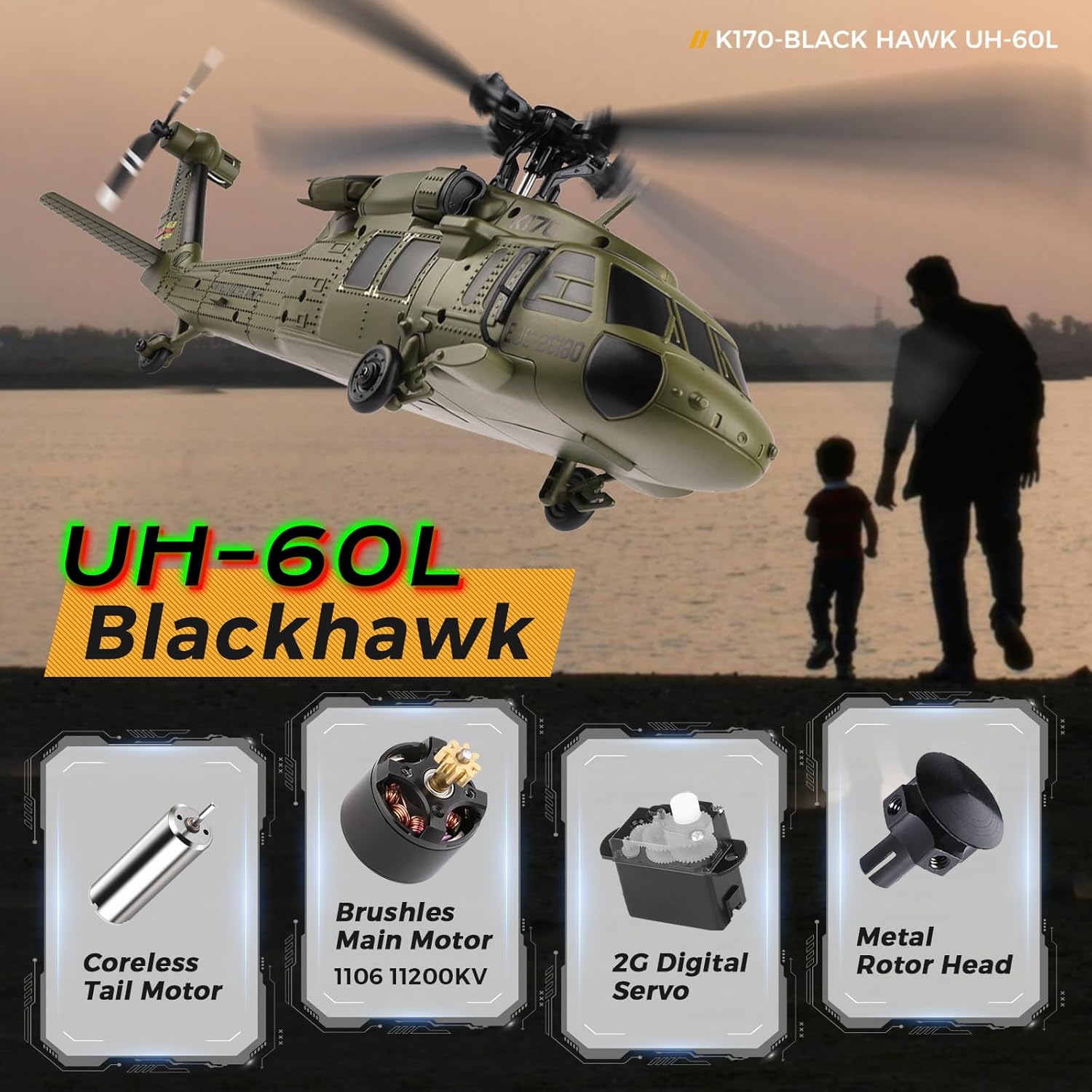 WLtoys K170 Бесщеточный 4-кана – обзор и цена Rc Helicopter Case