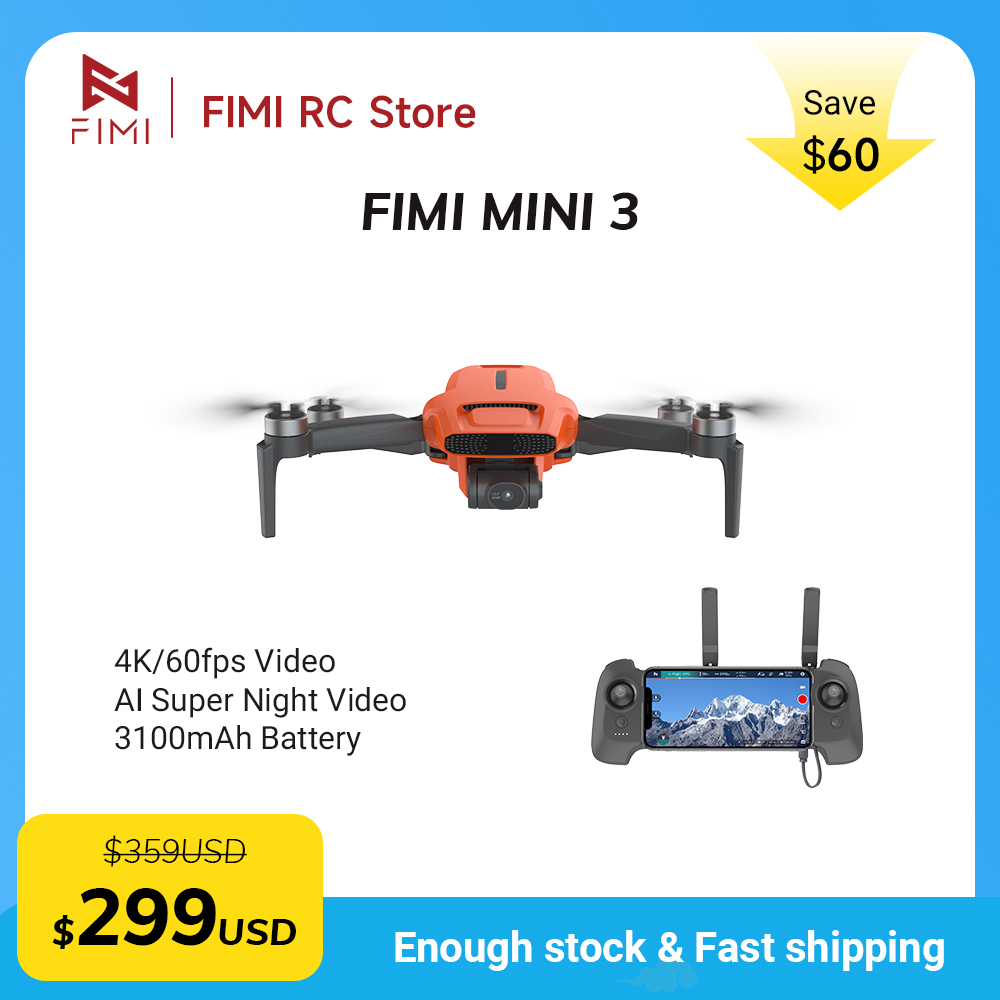 Дрон FIMI MINI 3 с камерой 4K  – обзор и цена Rc Helicopter Case
